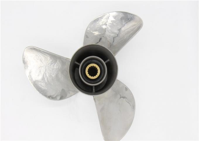 Stainless Steel Outboard Motor Propellers For Yamaha / Honda 60-115HP Motor