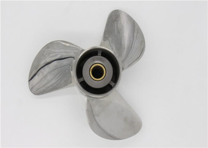 Stainless Steel Outboard Motor Propellers For Yamaha / Honda 60-115HP Motor