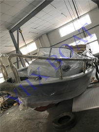 Chiny 6,5 m konsola sterująca Aluminiowa łódź do łowienia ryb / woda sportowa, certyfikat CE dostawca