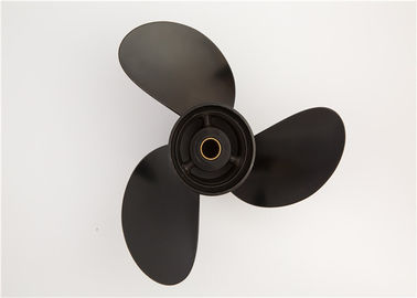 Chiny 3b2w64517-1 Black Aluminium Boat Propellers For Tohatsu Outboard Engine dostawca